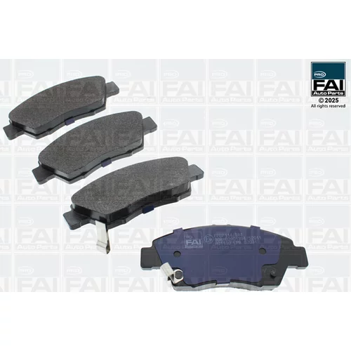 Sada brzdových platničiek kotúčovej brzdy FAI AutoParts FPBP114