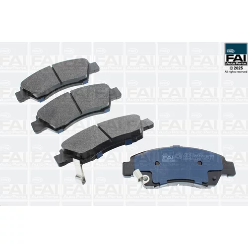 Sada brzdových platničiek kotúčovej brzdy FAI AutoParts FPBP216
