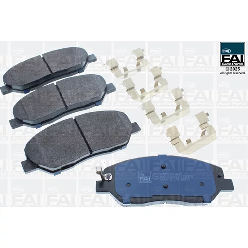 Sada brzdových platničiek kotúčovej brzdy FAI AutoParts FPBP279