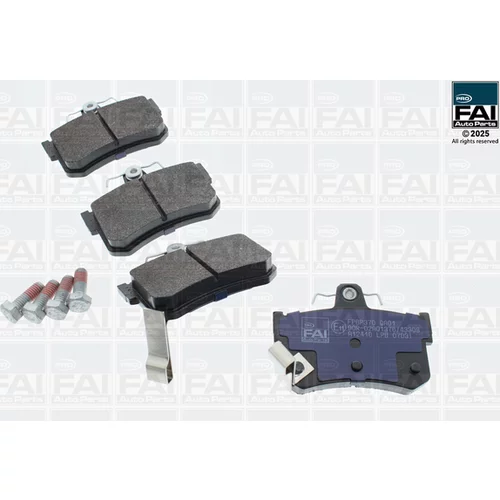 Sada brzdových platničiek kotúčovej brzdy FAI AutoParts FPBP370