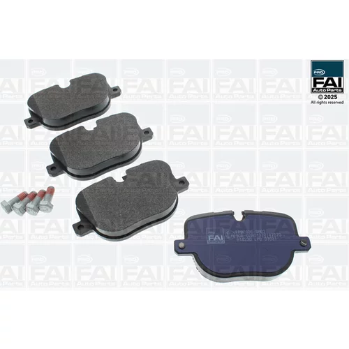 Sada brzdových platničiek kotúčovej brzdy FAI AutoParts FPBP436