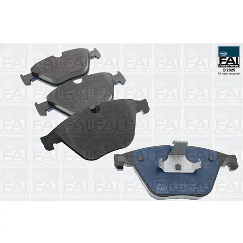 Sada brzdových platničiek kotúčovej brzdy FAI AutoParts FPBP496