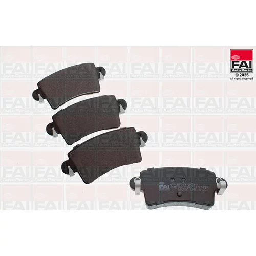 Sada brzdových platničiek kotúčovej brzdy FAI AutoParts BP313