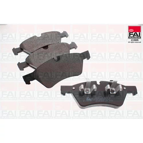 Sada brzdových platničiek kotúčovej brzdy FAI AutoParts BP531
