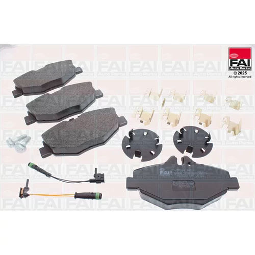 Sada brzdových platničiek kotúčovej brzdy FAI AutoParts BP564