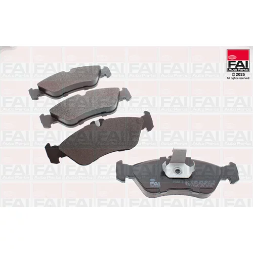 Sada brzdových platničiek kotúčovej brzdy FAI AutoParts BP568