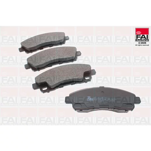 Sada brzdových platničiek kotúčovej brzdy FAI AutoParts BP720