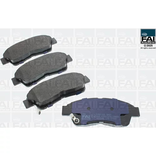 Sada brzdových platničiek kotúčovej brzdy FAI AutoParts FPBP105