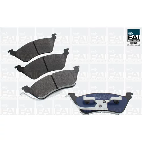 Sada brzdových platničiek kotúčovej brzdy FAI AutoParts FPBP127