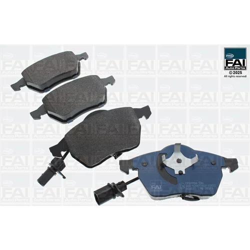 Sada brzdových platničiek kotúčovej brzdy FAI AutoParts FPBP154