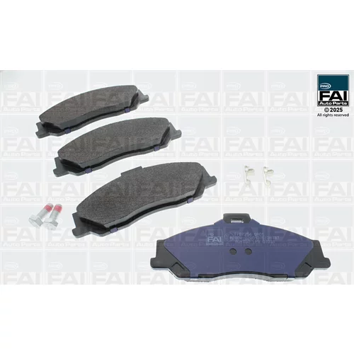 Sada brzdových platničiek kotúčovej brzdy FAI AutoParts FPBP254