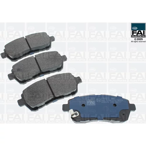 Sada brzdových platničiek kotúčovej brzdy FAI AutoParts FPBP271