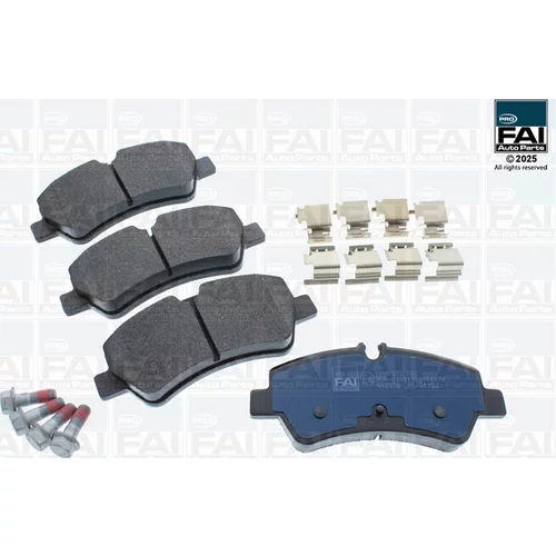 Sada brzdových platničiek kotúčovej brzdy FAI AutoParts FPBP565