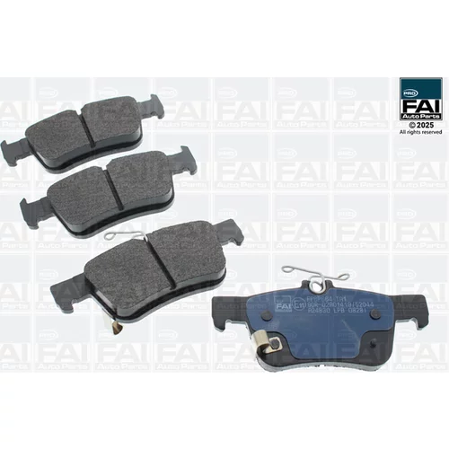 Sada brzdových platničiek kotúčovej brzdy FAI AutoParts FPBP664