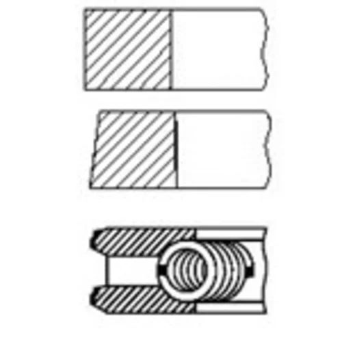 Sada piestnych krúžkov FAI AutoParts PR253-000
