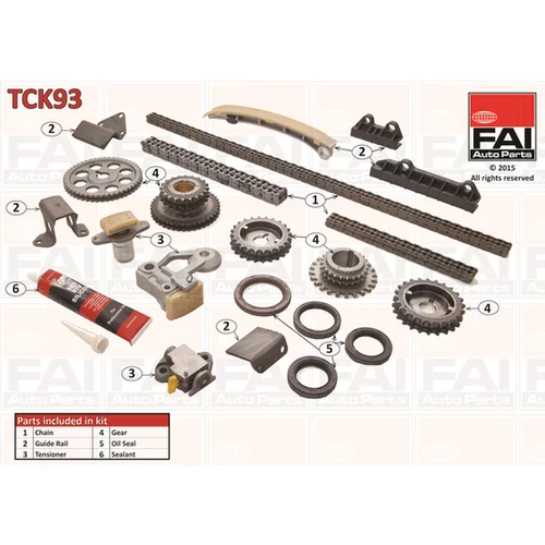 Sada rozvodovej reťaze TCK93 (FAI AutoParts) - obr. 1