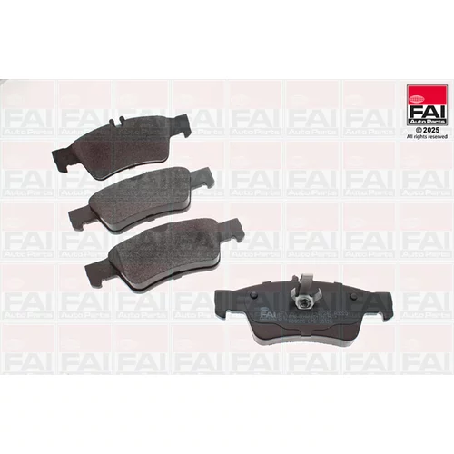 Sada brzdových platničiek kotúčovej brzdy FAI AutoParts BP240