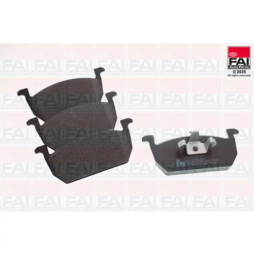 Sada brzdových platničiek kotúčovej brzdy FAI AutoParts BP262