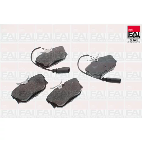 Sada brzdových platničiek kotúčovej brzdy FAI AutoParts BP362