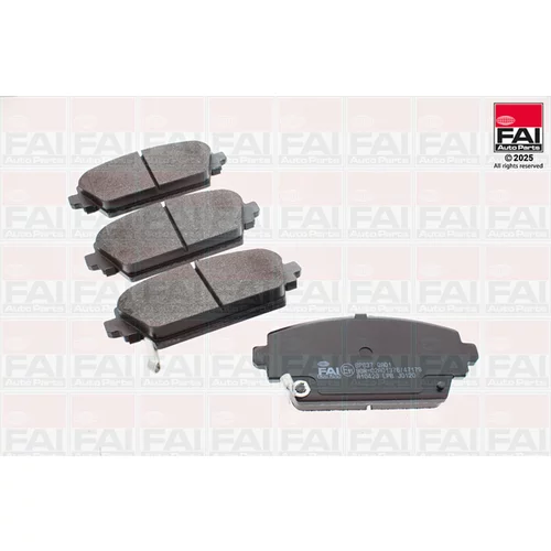 Sada brzdových platničiek kotúčovej brzdy FAI AutoParts BP637