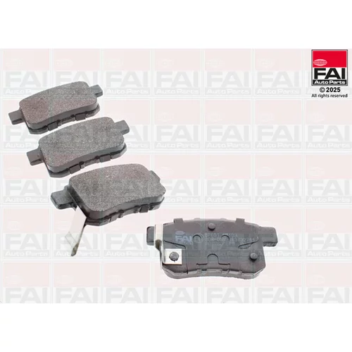 Sada brzdových platničiek kotúčovej brzdy FAI AutoParts BP691