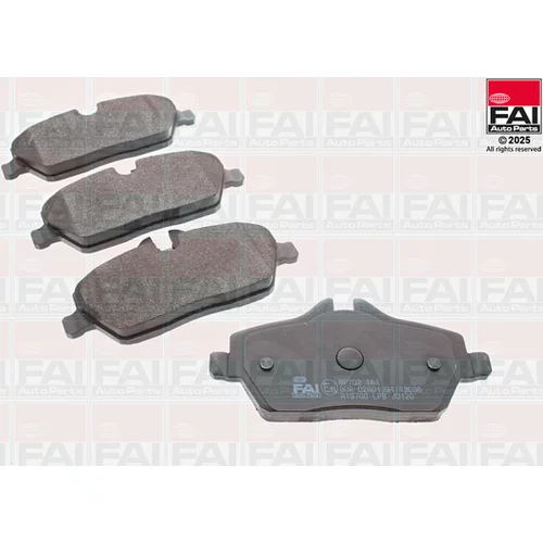 Sada brzdových platničiek kotúčovej brzdy FAI AutoParts BP702