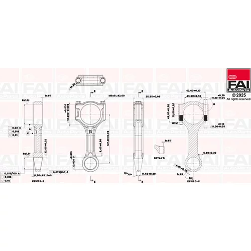 Ojnica FAI AutoParts CR030