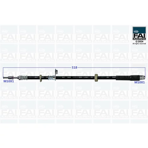 Brzdová hadica FAI AutoParts FPBH115