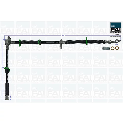 Brzdová hadica FAI AutoParts FPBH250