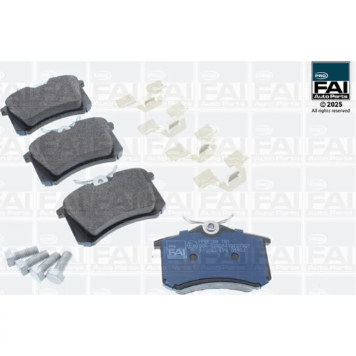 Sada brzdových platničiek kotúčovej brzdy FAI AutoParts FPBP103