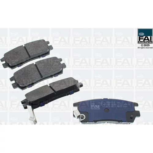 Sada brzdových platničiek kotúčovej brzdy FAI AutoParts FPBP113