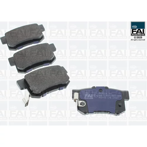 Sada brzdových platničiek kotúčovej brzdy FAI AutoParts FPBP326