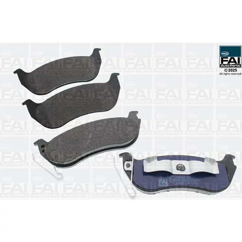 Sada brzdových platničiek kotúčovej brzdy FAI AutoParts FPBP523