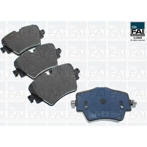 Sada brzdových platničiek kotúčovej brzdy FAI AutoParts FPBP638