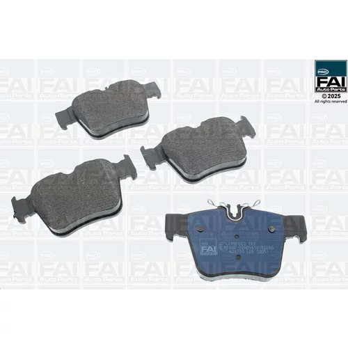 Sada brzdových platničiek kotúčovej brzdy FAI AutoParts FPBP662
