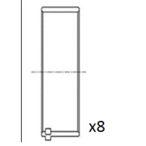 Panva ojničného ložiska BB2059-STD (FAI AutoParts) - obr. 1