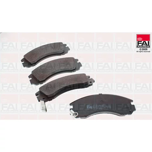 Sada brzdových platničiek kotúčovej brzdy FAI AutoParts BP229
