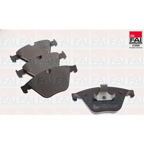 Sada brzdových platničiek kotúčovej brzdy FAI AutoParts BP266
