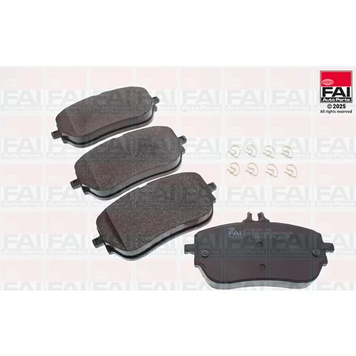 Sada brzdových platničiek kotúčovej brzdy FAI AutoParts BP321