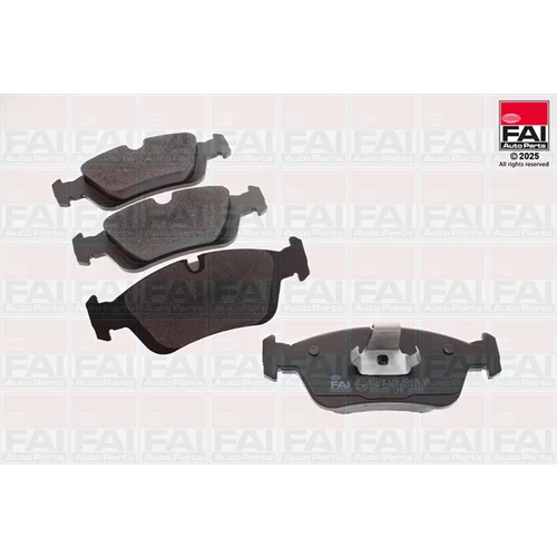 Sada brzdových platničiek kotúčovej brzdy FAI AutoParts BP338