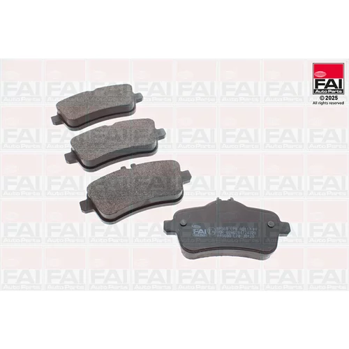 Sada brzdových platničiek kotúčovej brzdy FAI AutoParts BP369