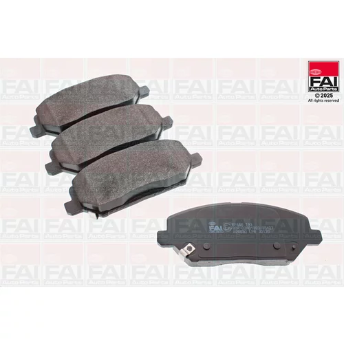 Sada brzdových platničiek kotúčovej brzdy FAI AutoParts BP446