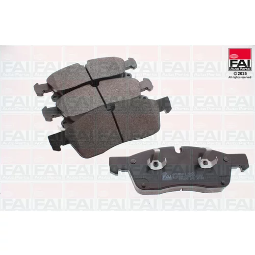 Sada brzdových platničiek kotúčovej brzdy FAI AutoParts BP451