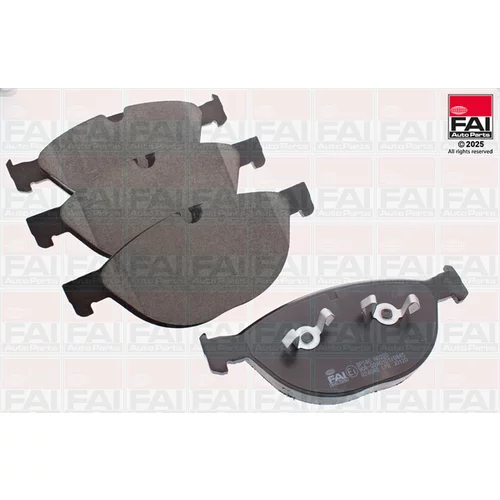 Sada brzdových platničiek kotúčovej brzdy FAI AutoParts BP546