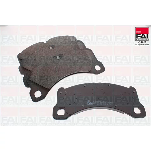 Sada brzdových platničiek kotúčovej brzdy FAI AutoParts BP552
