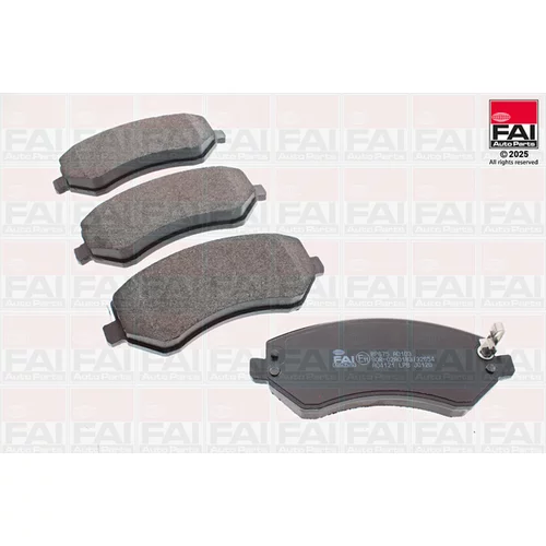 Sada brzdových platničiek kotúčovej brzdy FAI AutoParts BP675