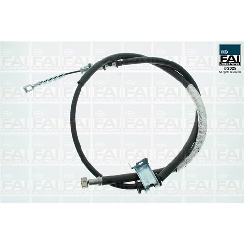 Ťažné lanko parkovacej brzdy FAI AutoParts FPBC640