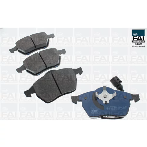 Sada brzdových platničiek kotúčovej brzdy FAI AutoParts FPBP111