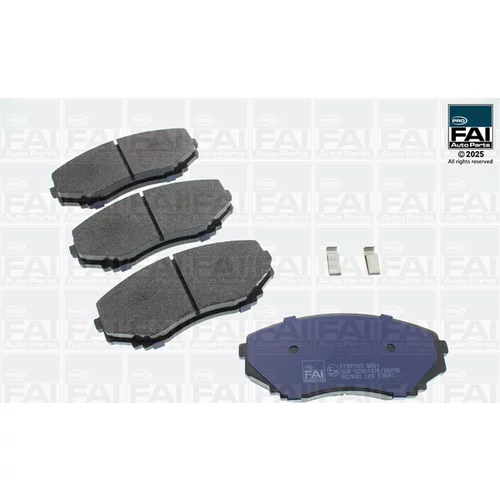 Sada brzdových platničiek kotúčovej brzdy FAI AutoParts FPBP133