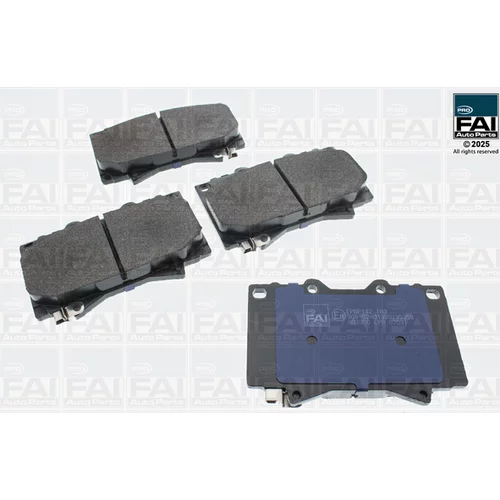 Sada brzdových platničiek kotúčovej brzdy FAI AutoParts FPBP142